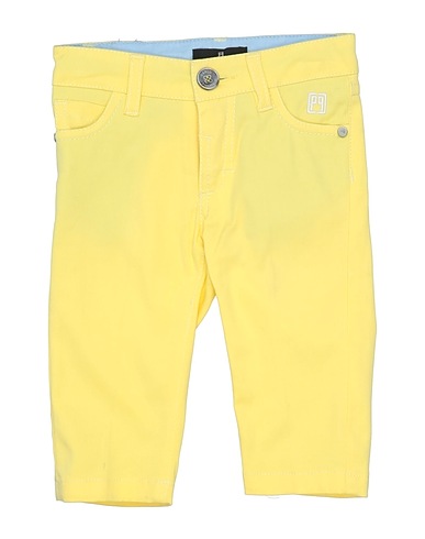 CARLO PIGNATELLI Casual trouser Pastel yellow 97% Cotton, 3% Elastane