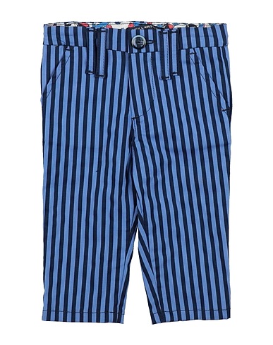 NEILL KATTER Casual trouser Blue 97% Cotton, 3% Elastane
