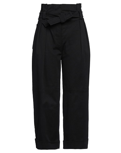 ALBERTA FERRETTI Casual trouser Black 98% Cotton, 2% Other Fibres