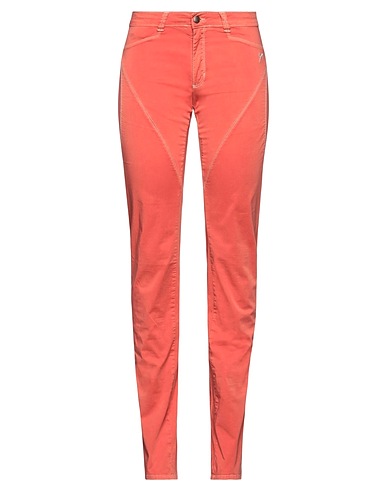 9.2 BY CARLO CHIONNA Casual pants Rust 95% Cotton, 5% Elastane