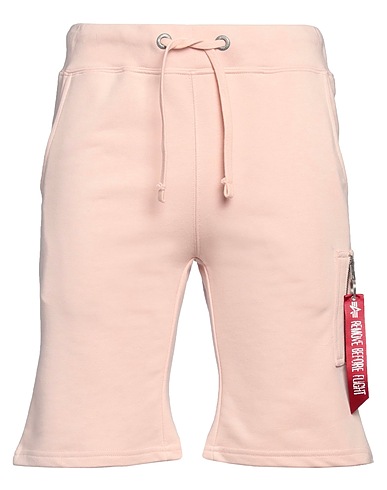 ALPHA INDUSTRIES Shorts & Bermuda Pink 80% Cotton, 20% Polyester