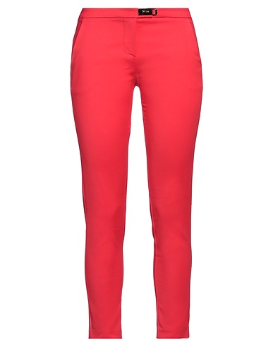 TRY ME Pantalone Rosso 48% Cotone, 45% Poliammide, 7% Elastan