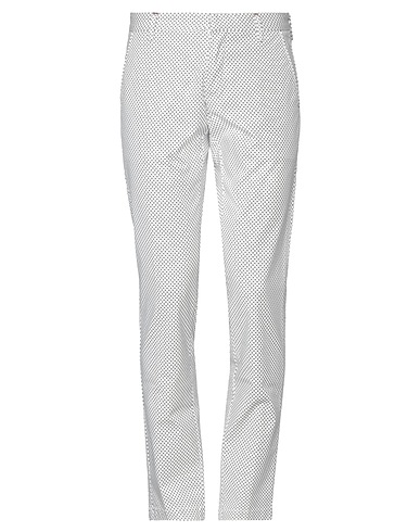 AT.P.CO Casual trouser White 97% Cotton, 3% Elastane
