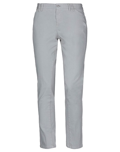 PT Torino Casual trouser Light grey 98% Cotton, 2% Elastane