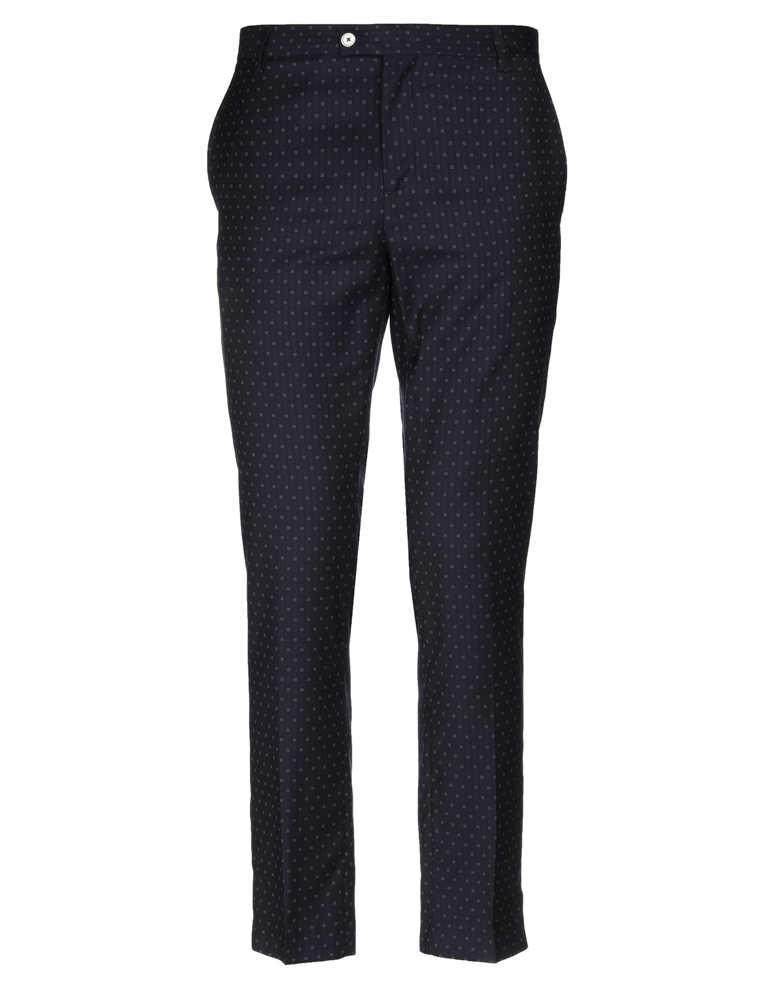 DANIELE ALESSANDRINI Casual trouser Midnight blue 72% Polyester, 25% Viscose, 3% Elastane