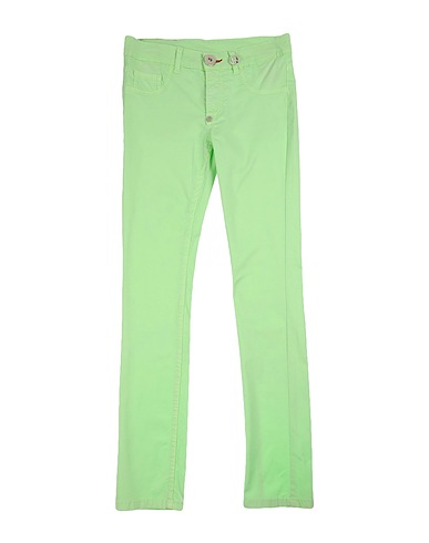 PHILIPP PLEIN Casual trouser Lime green 97% Cotton, 3% Elastane