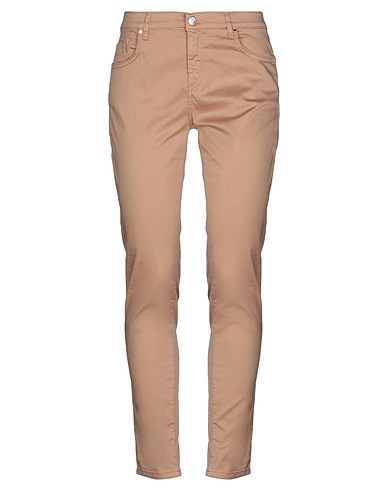 FIFTY FOUR Pantalone Beige 97% Cotone, 3% Elastan