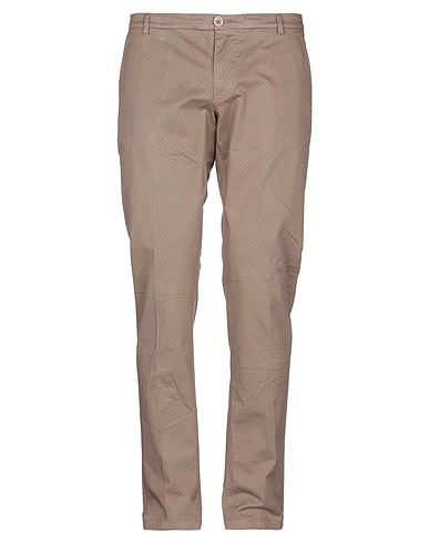 NO LAB Casual trouser Khaki 97% Cotton, 3% Elastane