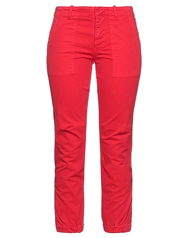 NILI LOTAN Casual pants Red 98% Cotton, 2% Elastane
