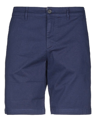LYLE & SCOTT Shorts & Bermuda Midnight blue 98% Cotton, 2% Elastane
