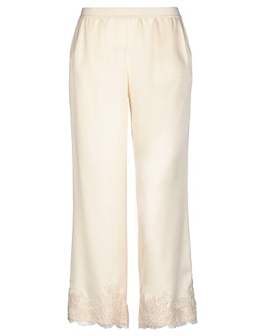 ERMANNO DI ERMANNO SCERVINO Casual trouser Beige 100% Viscose, Cotton, Polyamide, Elastane