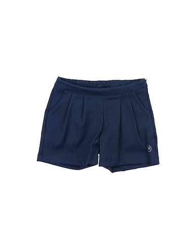 MEILISA BAI Shorts & Bermuda Midnight blue 65% Polyester, 33% Cotton, 2% Elastane