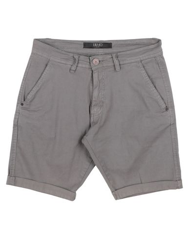 Liu •jo Man Man Shorts & Bermuda Shorts Lead Size 26 Cotton, Elastane In Grey