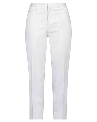 PT Torino Pantalone Bianco 98% Cotone, 2% Elastan