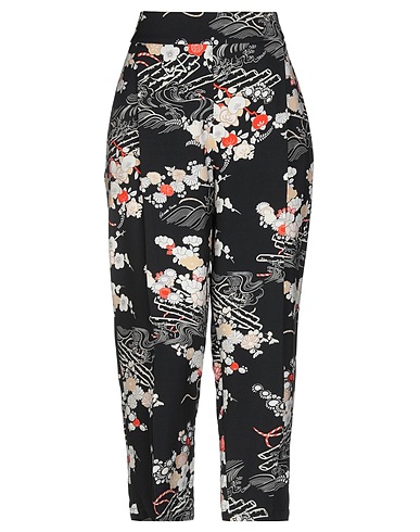 ELISABETTA FRANCHI Pantalone Nero 96% Viscosa, 4% Elastan
