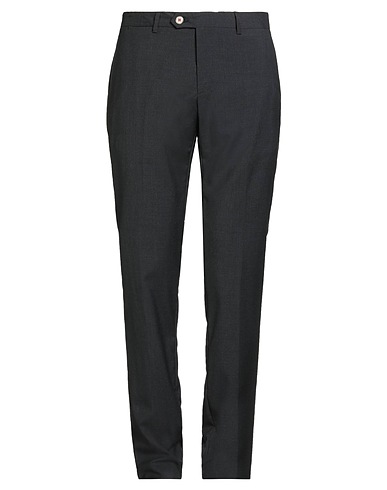 MANUEL RITZ Pantalone Antracite 100% Lana Vergine