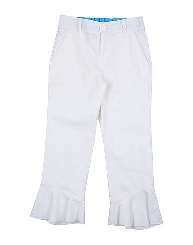 PINKO UP Casual pants White 97% Cotton, 3% Elastane