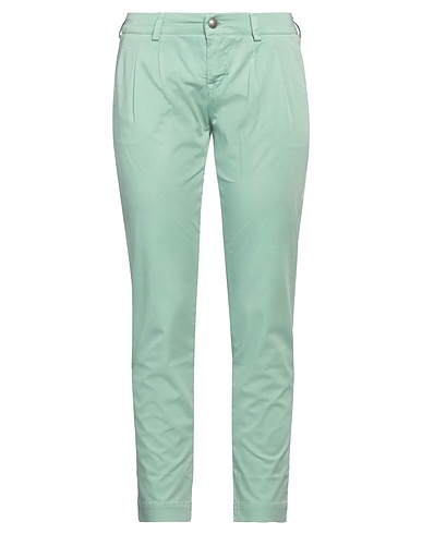 JACOB COHЁN Pantalone Verde chiaro 97% Cotone, 3% Elastan
