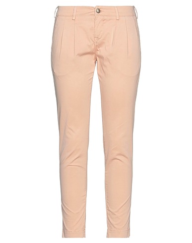 JACOB COHЁN Casual trouser Light pink 97% Cotton, 3% Elastane