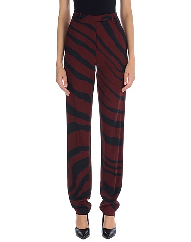 ROBERTO CAVALLI Casual trouser Chocolate brown 95% Viscose, 5% Elastane