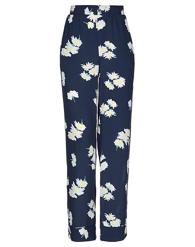 GANNI Casual trouser Midnight blue 100% Viscose