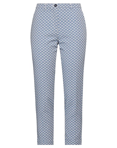 19.70 NINETEEN SEVENTY Casual trouser Ivory 60% Cotton, 39% Polyester, 1% Elastane