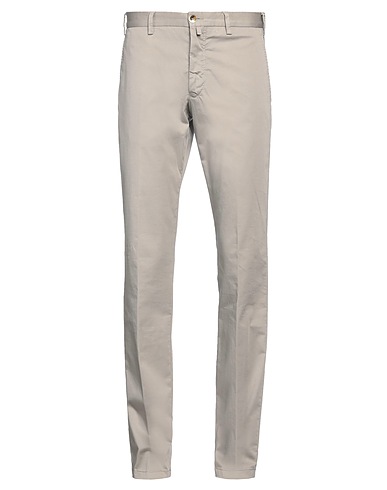VERDERA Casual trouser Light grey 97% Cotton, 3% Elastane