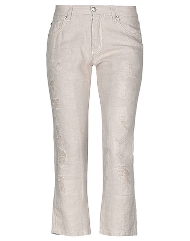 ERMANNO SCERVINO Casual pants Beige 100% Linen