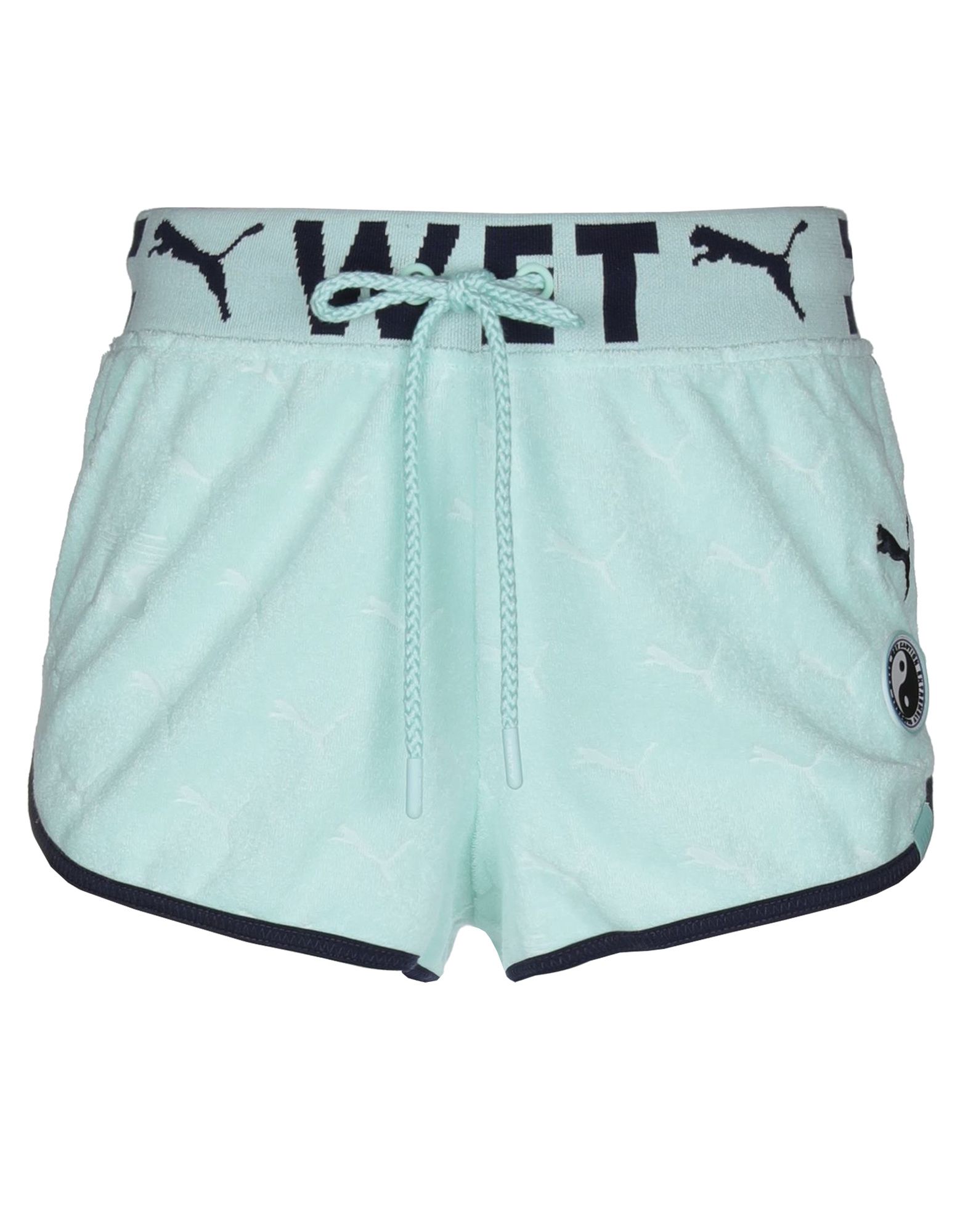 puma shorts womens green