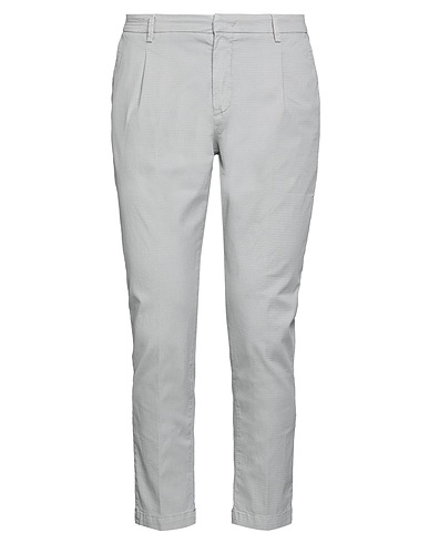 YAN SIMMON Casual trouser Grey 68% Cotton, 30% Polyester, 2% Elastane
