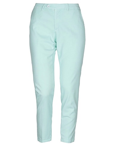 OAKS Pantalone Verde chiaro 55% Lyocell, 42% Cotone, 3% Elastan