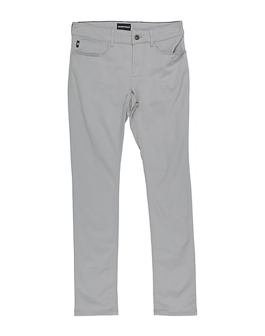 EMPORIO ARMANI Casual trouser Grey 97% Cotton, 3% Elastane