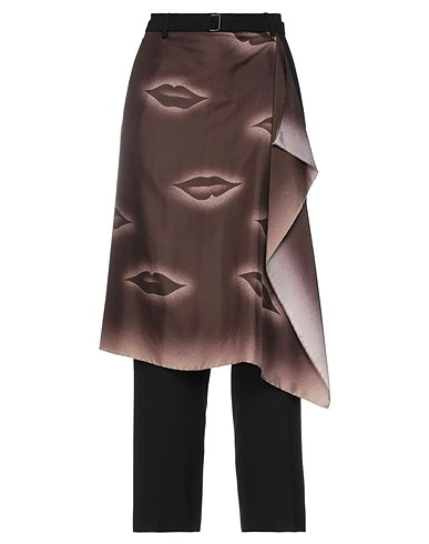 DRIES VAN NOTEN Casual trouser Black 100% Silk