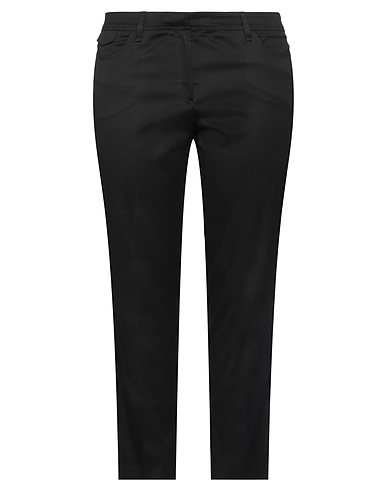 REGGIANI BOTTOMWEAR Black 98% Cotton, 2% Elastane
