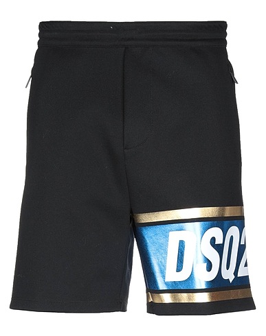 DSQUARED2 Shorts & Bermudas Schwarz 55% Baumwolle, 45% Polyester