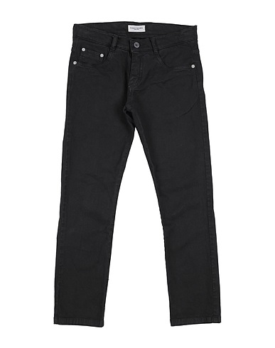 PAOLO PECORA Pantalone Nero 98% Cotone, 2% Elastan