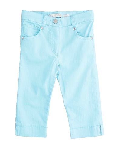ELSY Denim trousers Azure 96% Cotton, 4% Elastane
