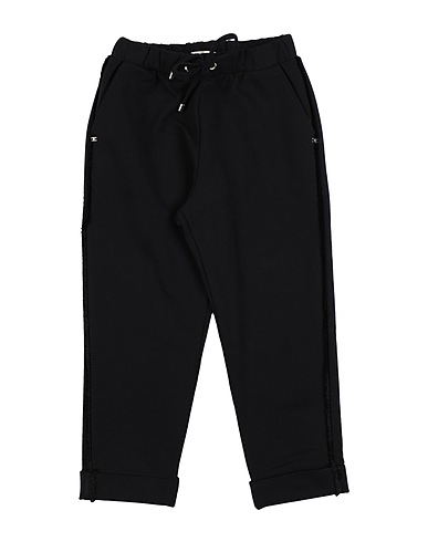ELISABETTA FRANCHI Casual trouser Black 93% Cotton, 7% Elastane