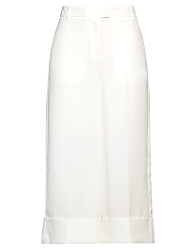 SCEE by TWINSET Pantalone Bianco 100% Poliestere