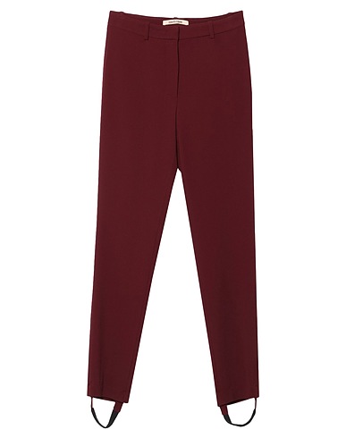 ROBERTO CAVALLI Casual pants Burgundy 54% Viscose, 44% Acetate, 2% Elastane