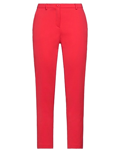 SEVENTY VENEZIA Casual trouser SERGIO TEGON Red 52% Cotton, 42% Polyamide, 6% Elastane
