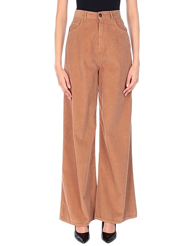 JUCCA Casual trouser Camel 100% Cotton