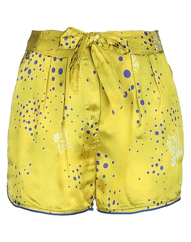 MANILA GRACE Shorts & Bermuda Lime green 100% Viscose