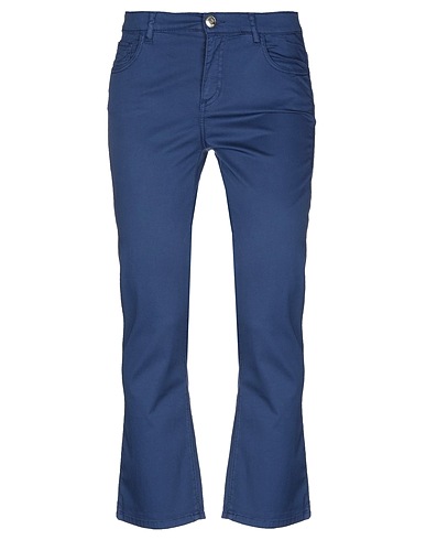 TRUSSARDI JEANS Casual trouser Blue 97% Cotton, 3% Elastane