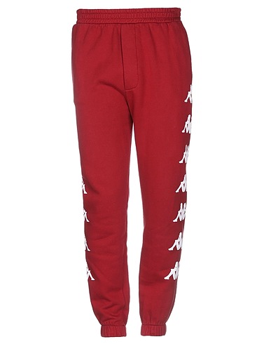 PAURA x KAPPA Casual pants Burgundy 100% Cotton