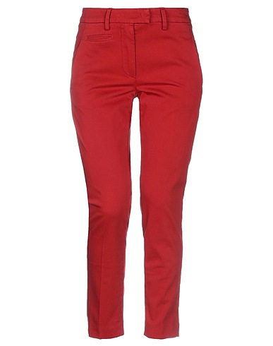 DONDUP Casual trouser Burgundy 98% Cotton, 2% Elastane