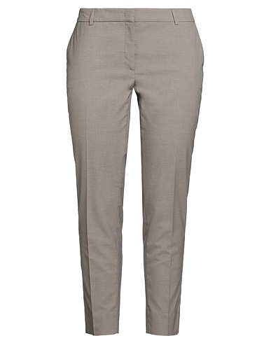 PESERICO Casual trouser Taupe 69% Polyester, 29% Viscose, 2% Elastane