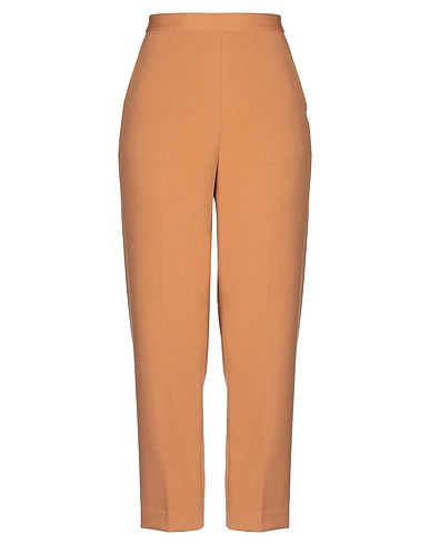 MANILA GRACE Casual pants Camel 64% Polyester, 34% Viscose, 2% Elastane