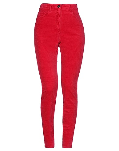 ELISABETTA FRANCHI JEANS Casual trouser Garnet 79% Cotton, 19% Modal, 2% Elastane
