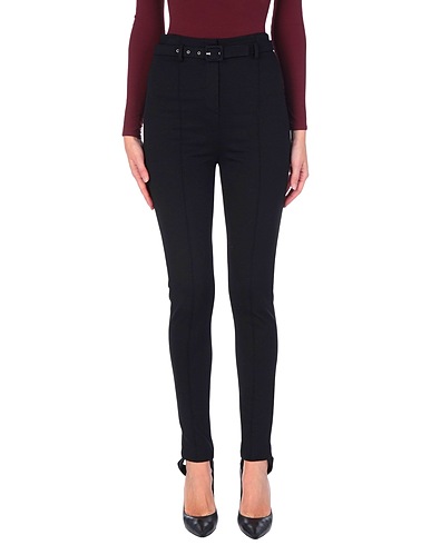 JUCCA Casual trouser Black 69% Viscose, 25% Polyamide, 6% Elastane